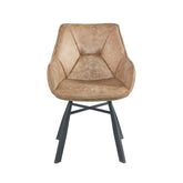 Solido Eetkamerstoel - Beige Microfiber
